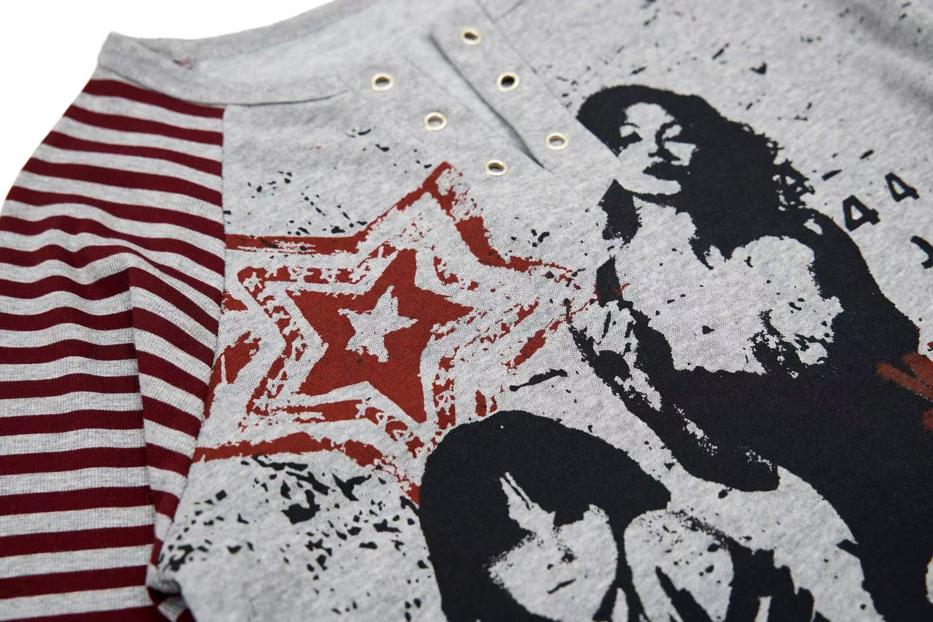 Faux Two-piece Y2K Punk Long Sleeve
