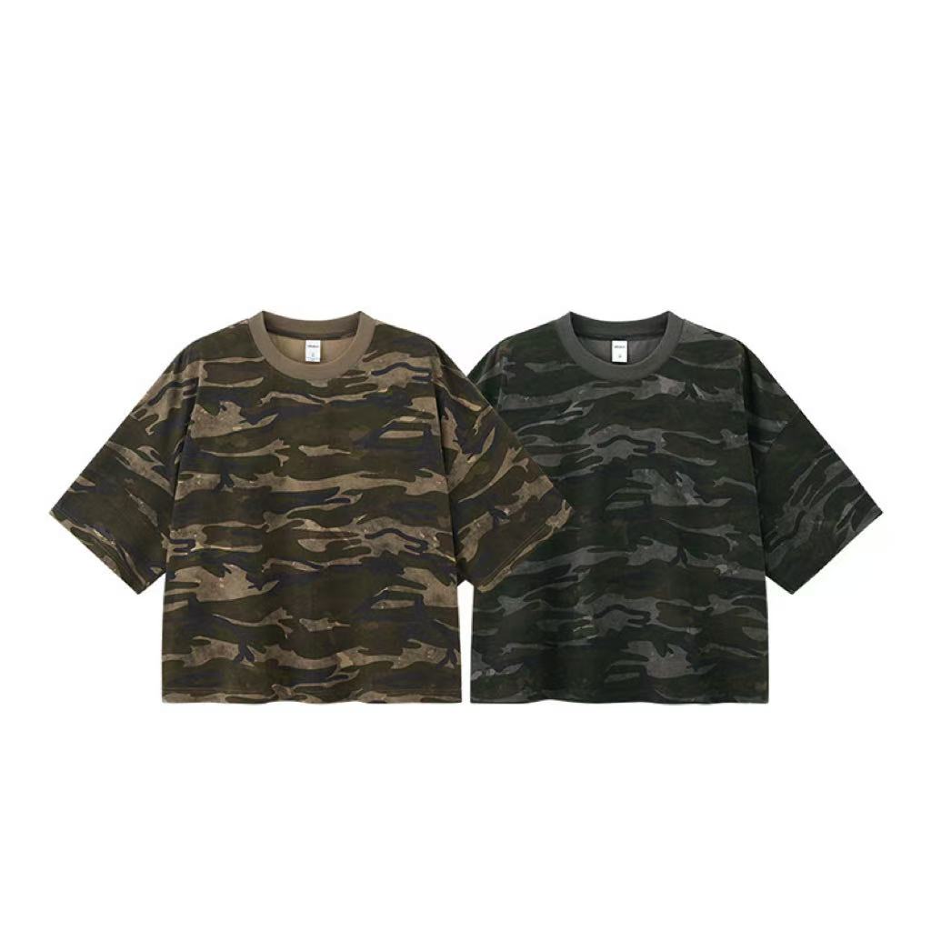 Vintage Camo Boxy Fit T-Shirt