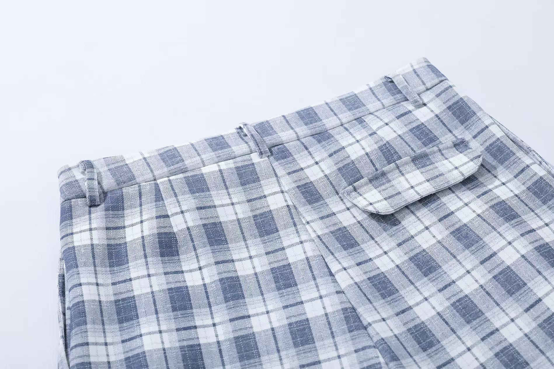 Streetwear Striped Casual Wide-Leg Suit Pants