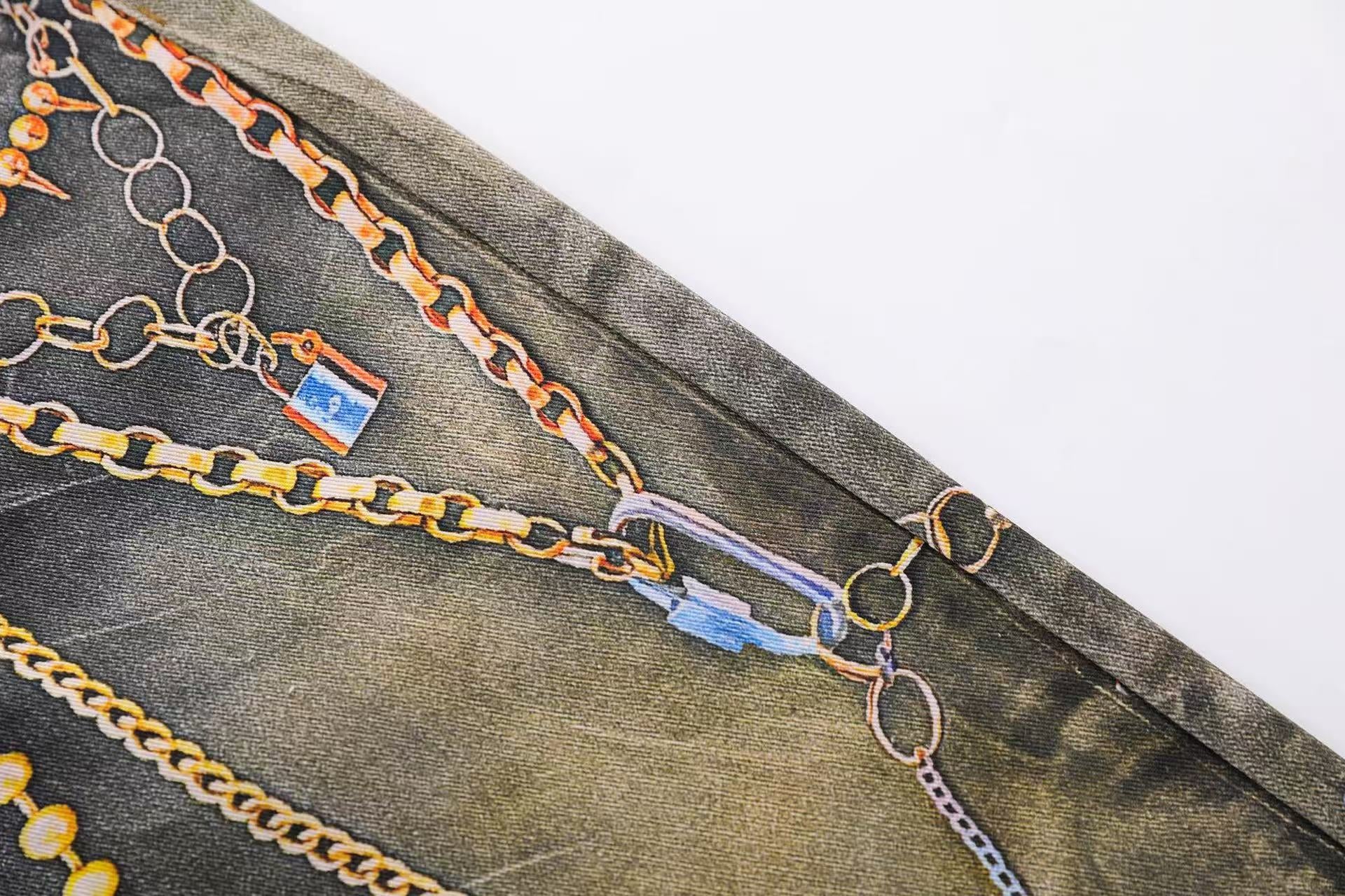 Street-Style 3D-Print Graffiti Jeans