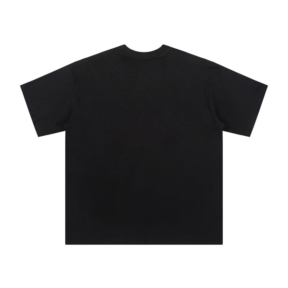 Street Style Patch Letter Graphic T-Shirt
