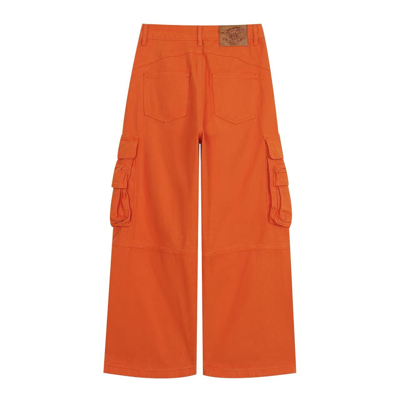 Streetwear Multi-Pocket Wide-Leg Cargo Pants