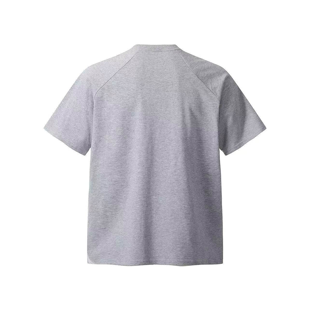 Streetwear Text Embroidery T-Shirt