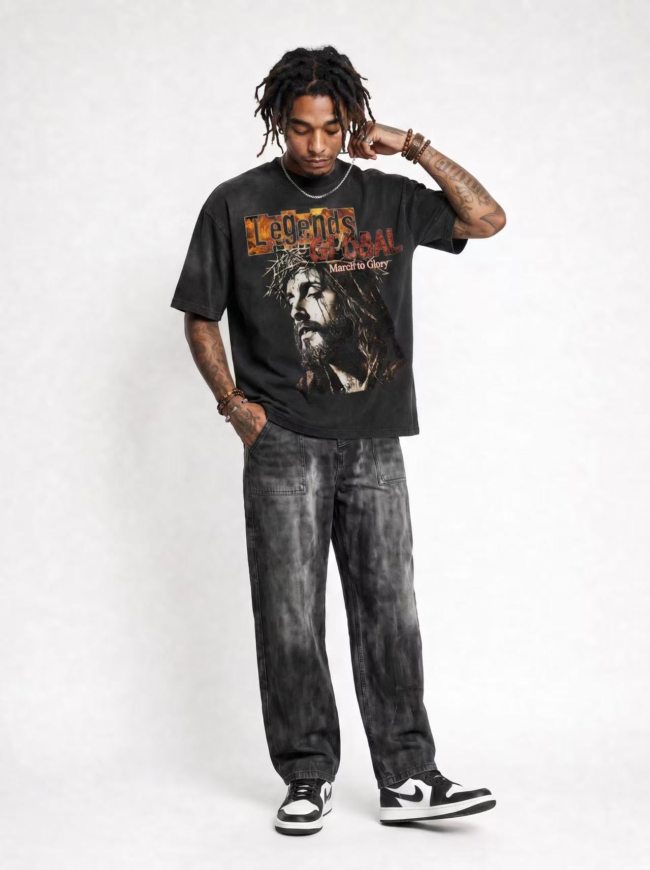 Streetwear Image Of Jesus T-Shirt