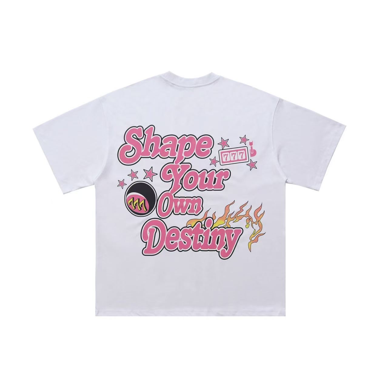 Streetwear " Rich" Text Print T-Shirt