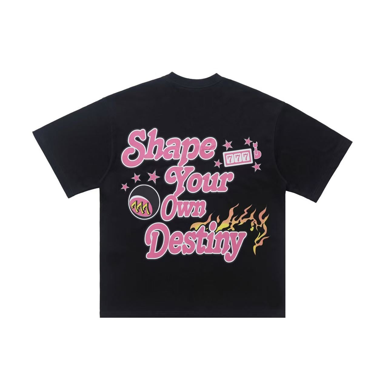 Streetwear " Rich" Text Print T-Shirt