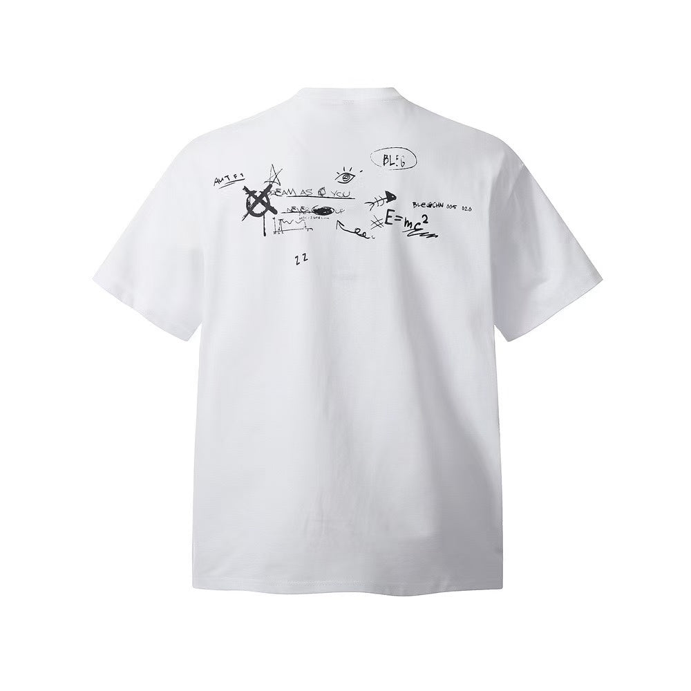 Streetwear Vintage Text Print T-Shirt