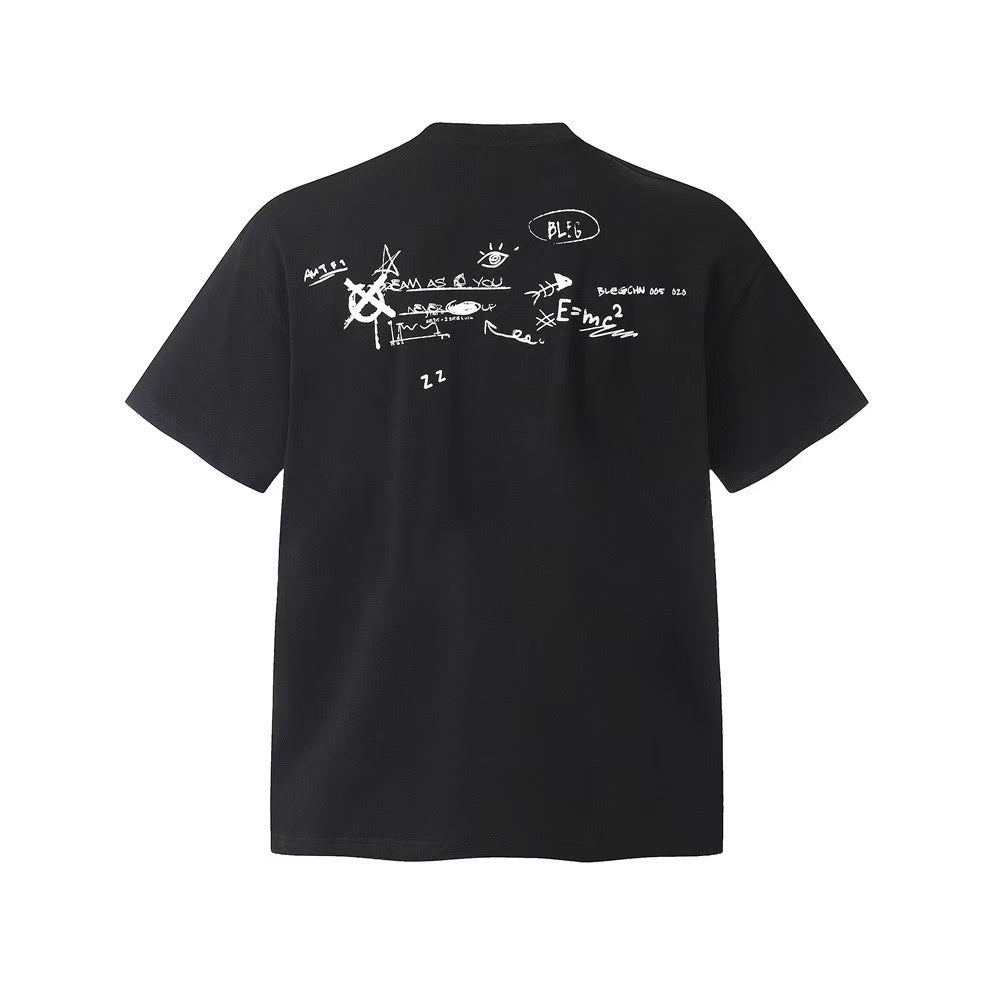 Streetwear Vintage Text Print T-Shirt