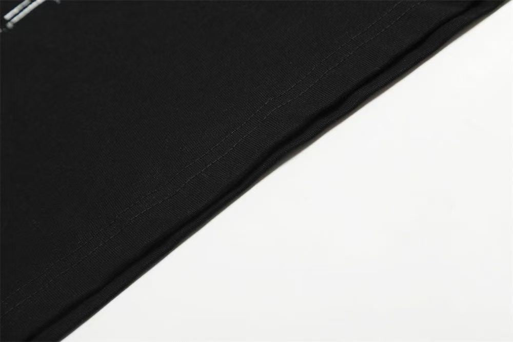 Streetwear Vintage Text Print T-Shirt