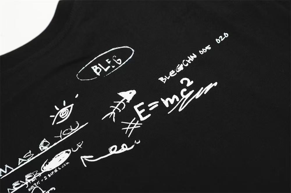 Streetwear Vintage Text Print T-Shirt