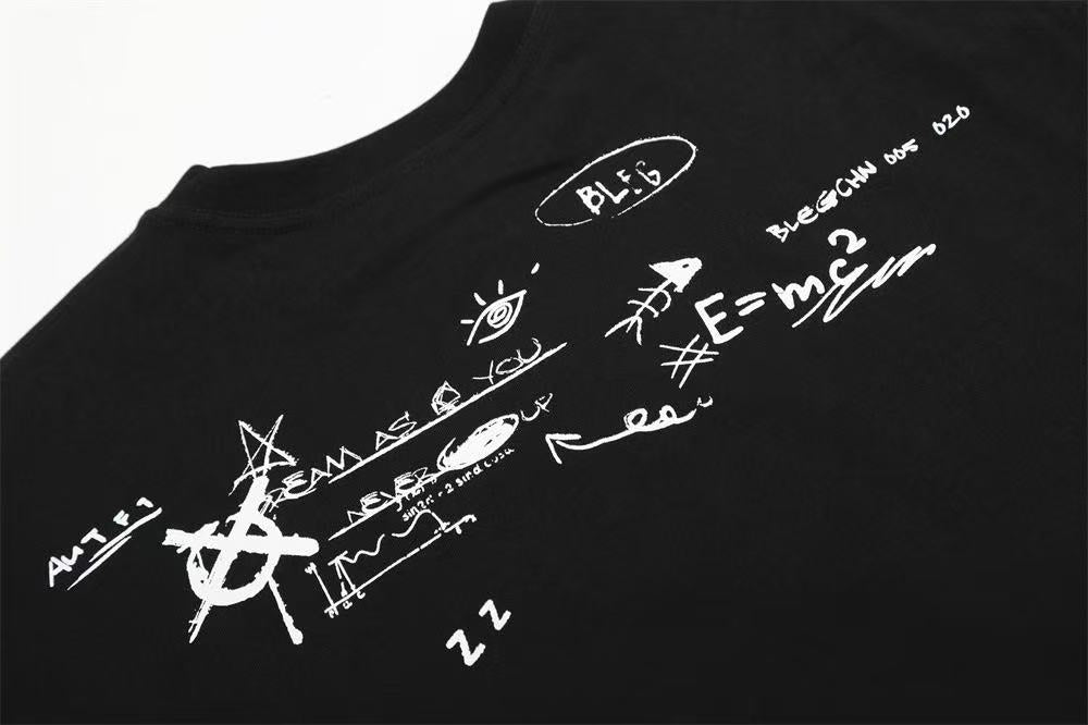 Streetwear Vintage Text Print T-Shirt