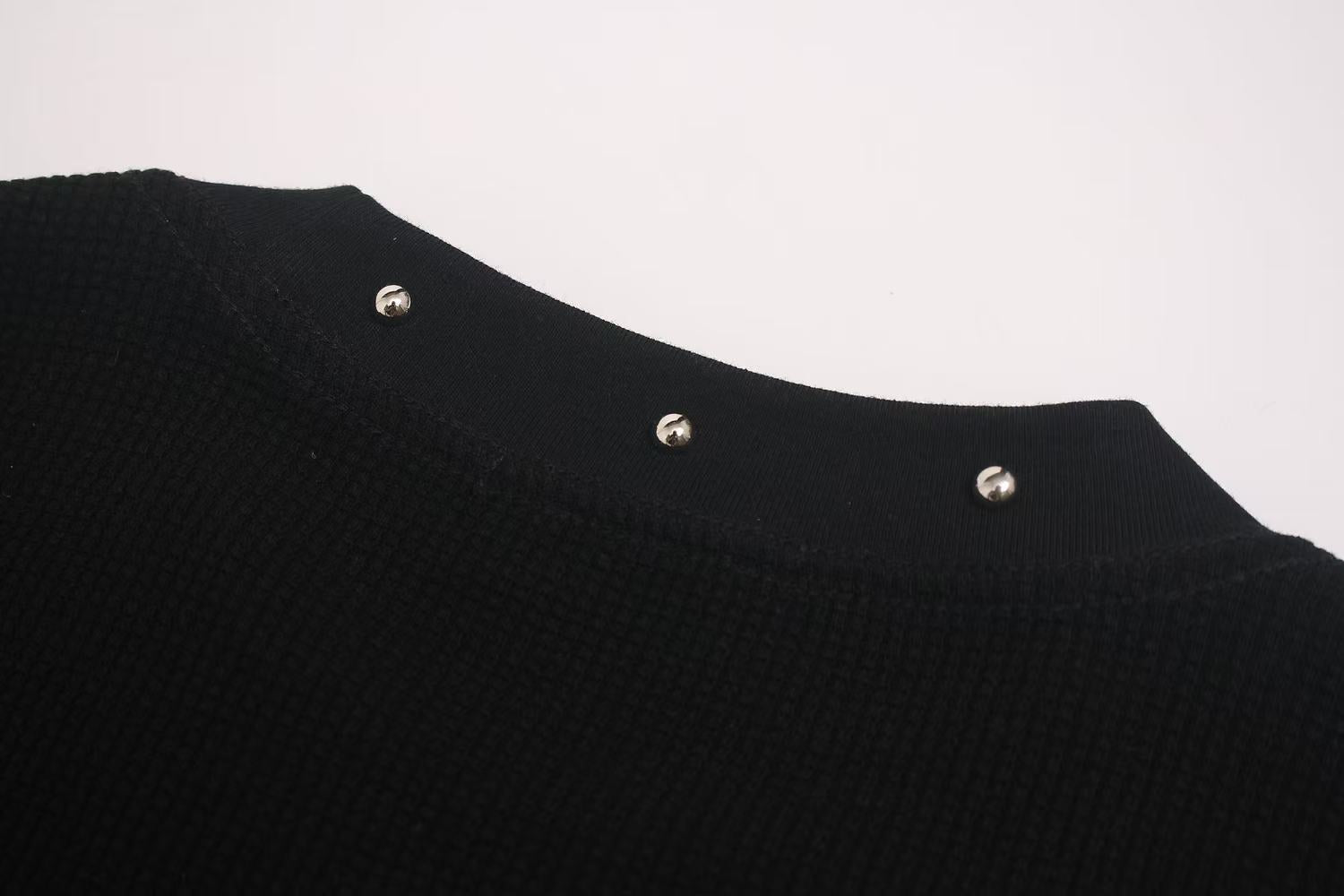 Streetwear Dark Stud No Face Print T-Shirt