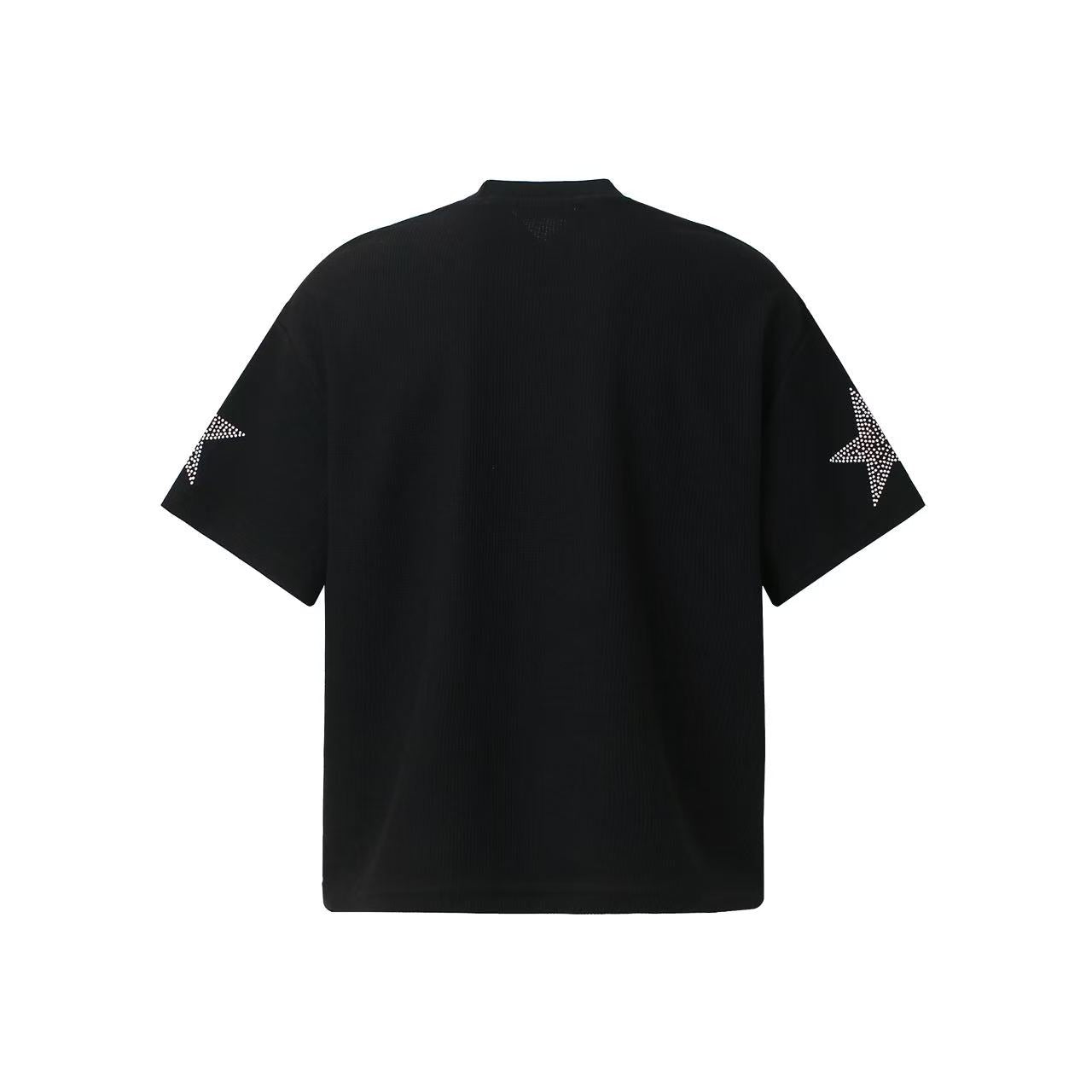 Streetwear Waffle Tiger Graphic Print T-Shirt