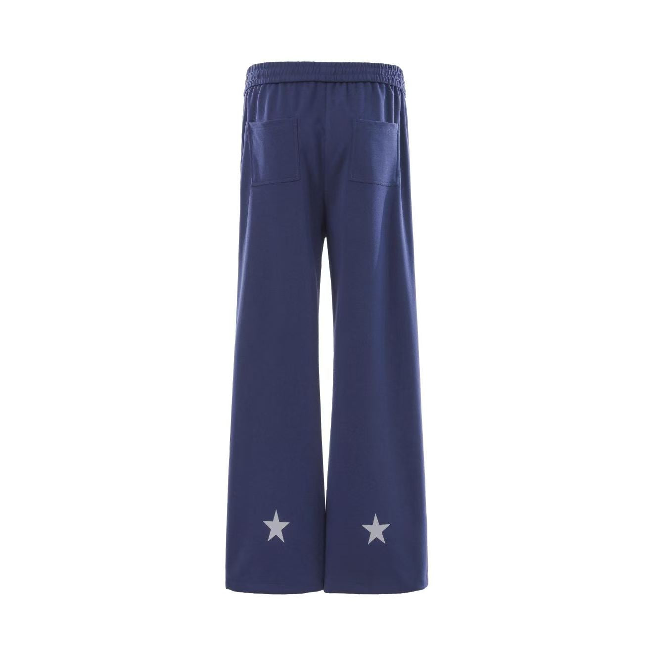 Wing Print Wide-Leg Sweatpants