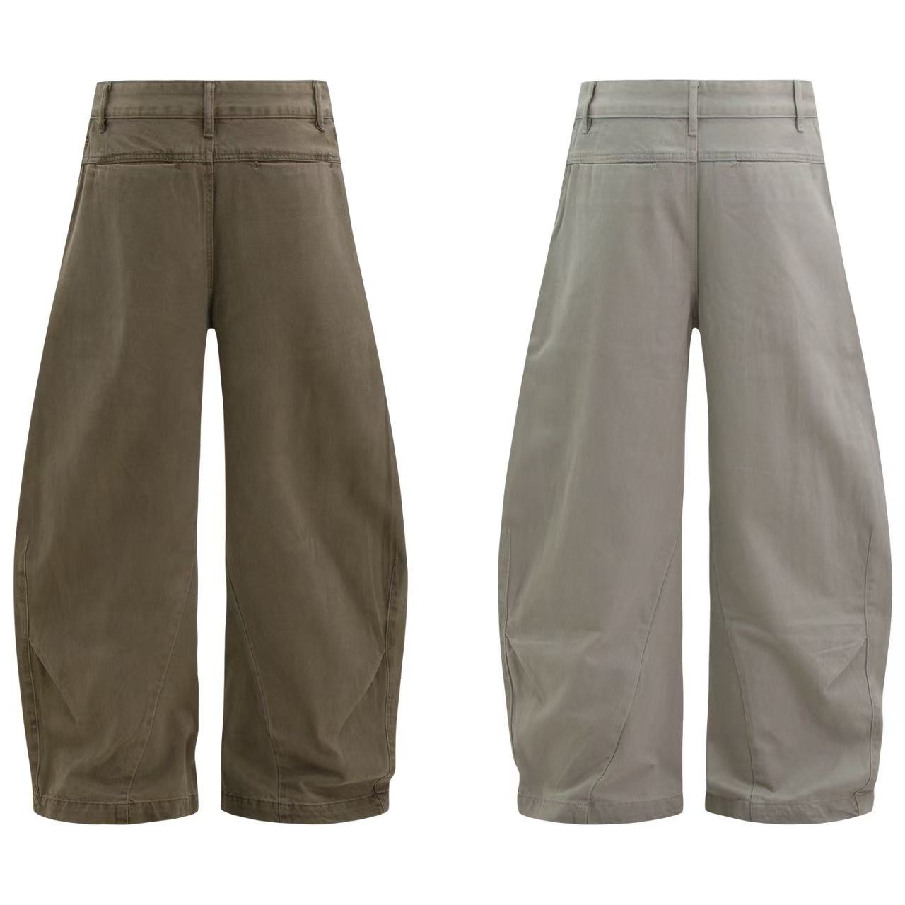 Wide-Leg Baggy Cargo Pants