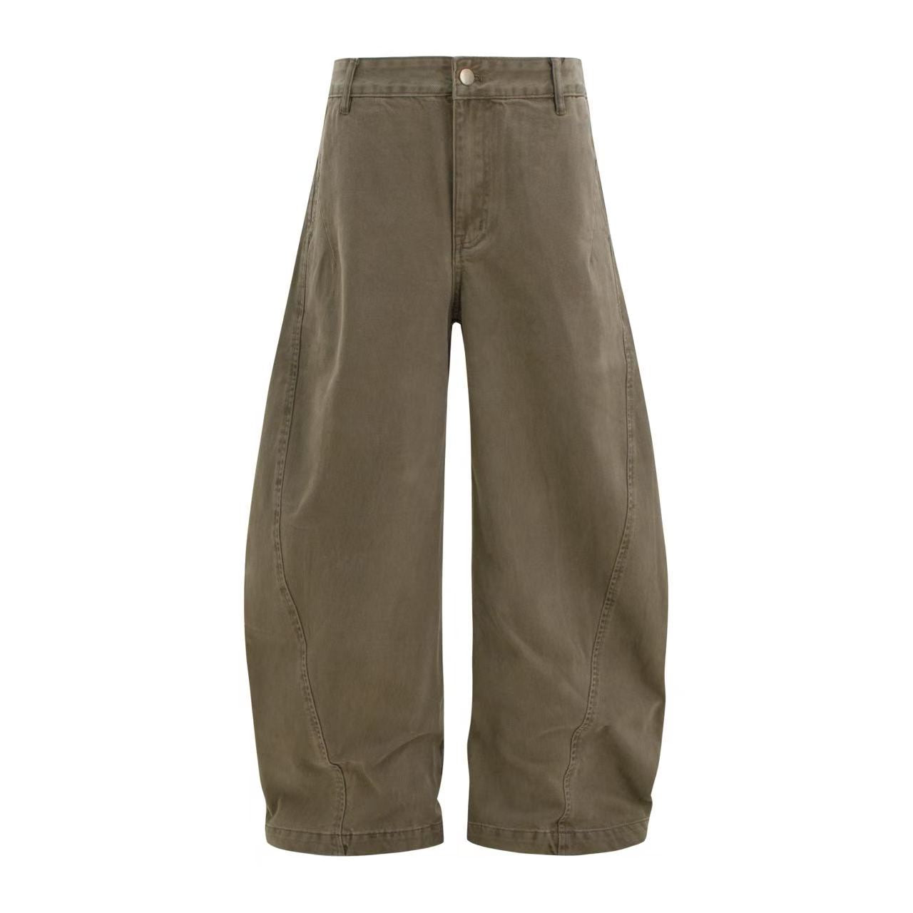 Wide-Leg Baggy Cargo Pants