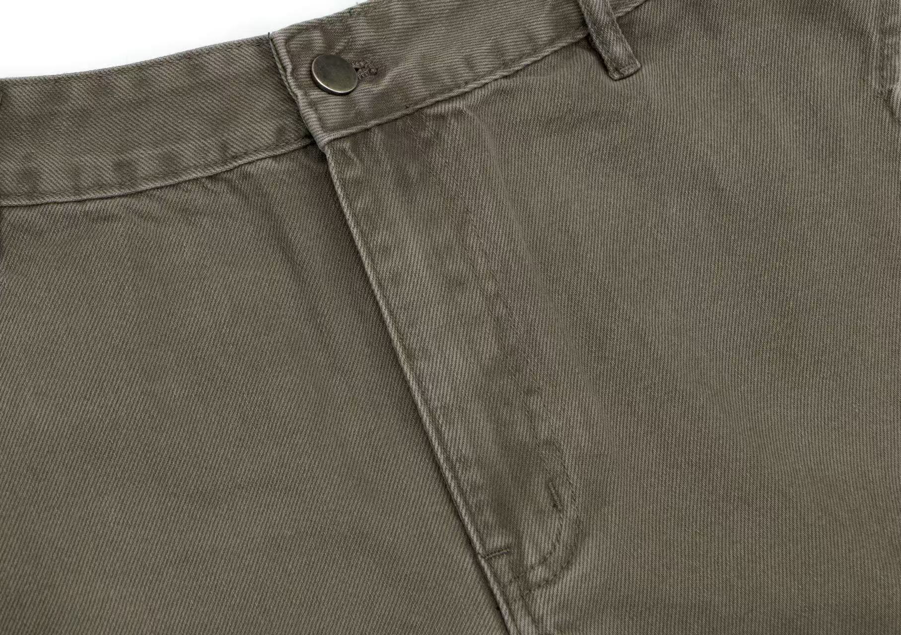 Wide-Leg Baggy Cargo Pants