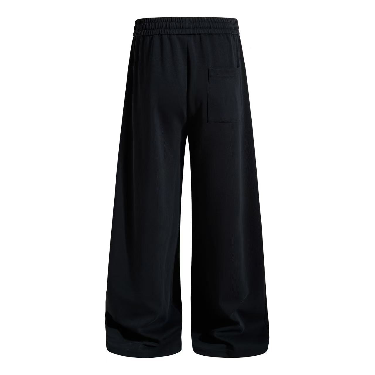 Gradient Star Script Print Wide-Leg Sweatpants