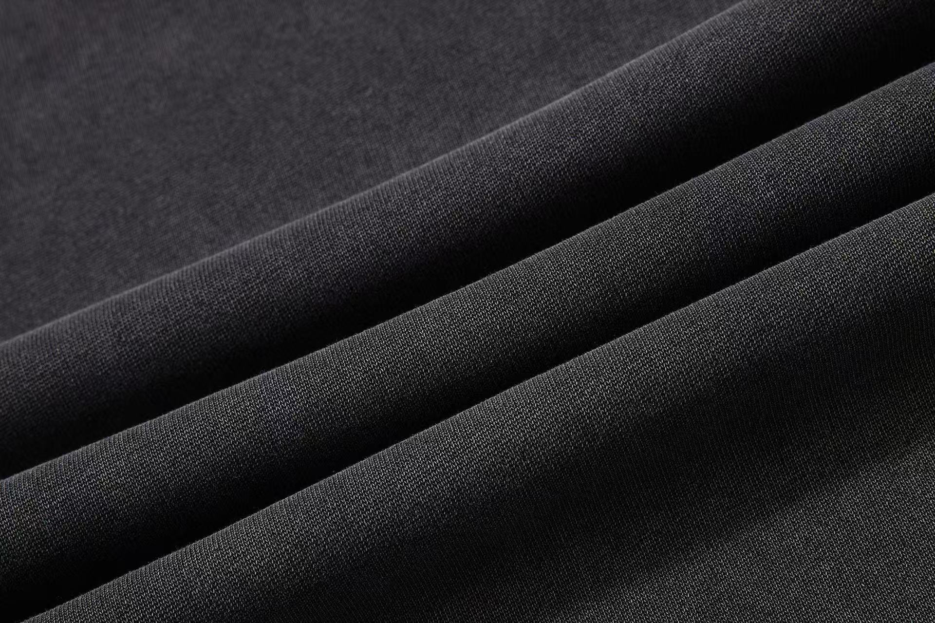 Washed Crackle Letter Baggy Wide-Leg Sweatpants