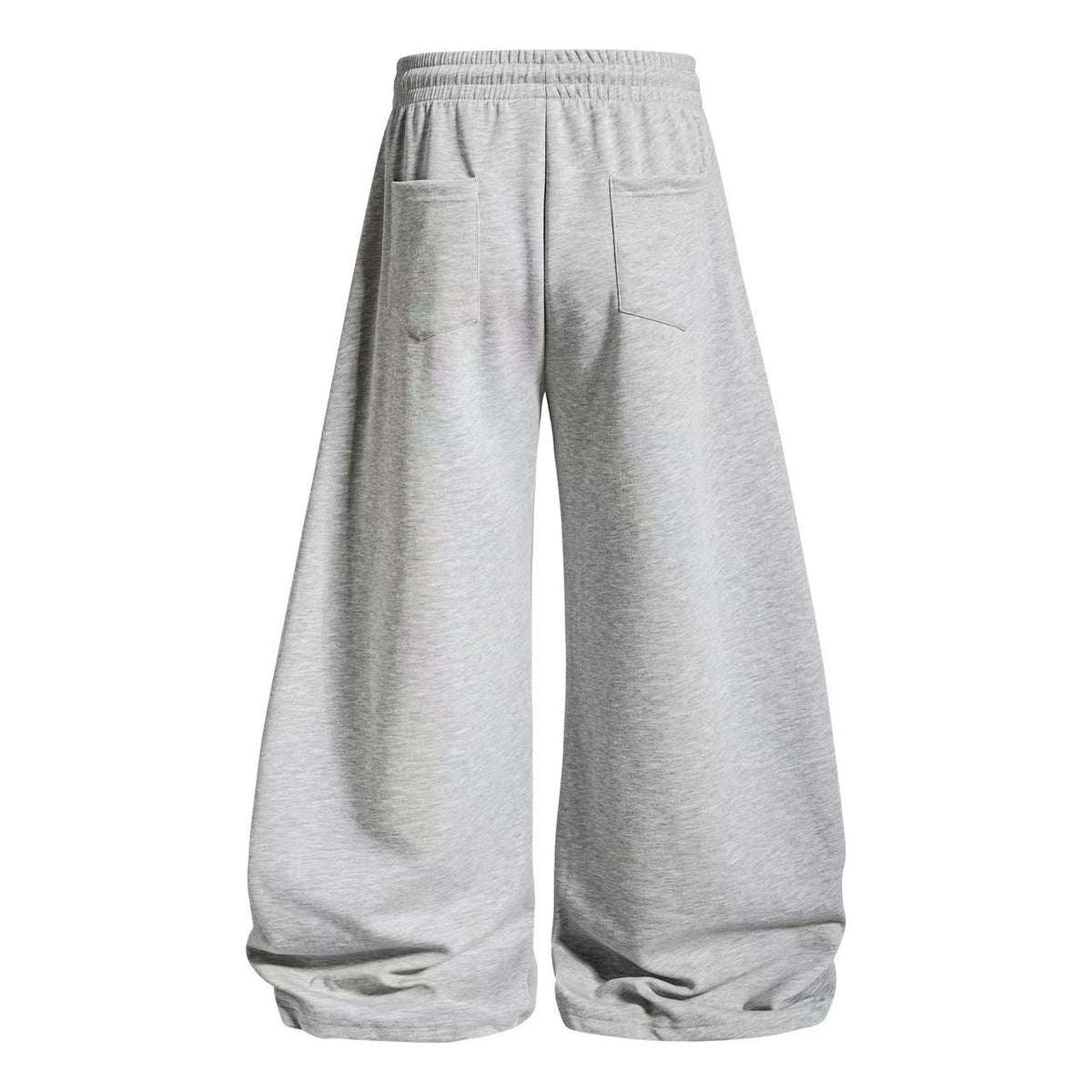 Side Lace-Up Detail Baggy Wide-Leg Sweatpants