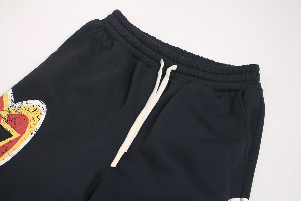 Vintage Sports Graphic Baggy Wide-Leg Sweatpants