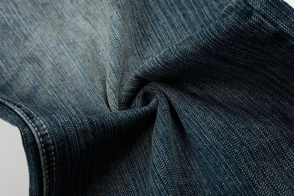 Asymmetrical Waist Baggy Jeans
