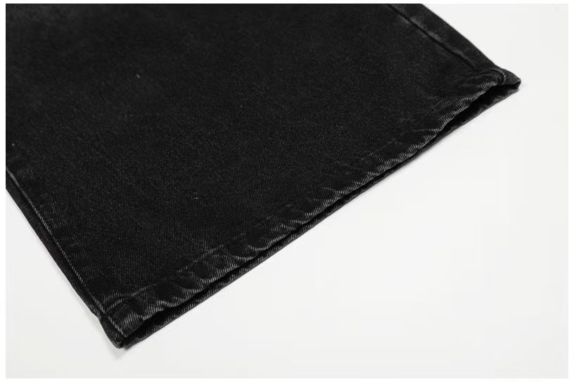 Vintage Knee Whisker Faded Baggy Jeans