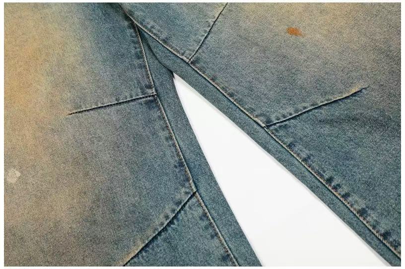 Vintage Splash-Paint Baggy Jeans