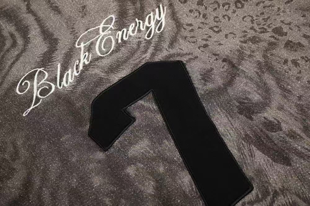 Washed Leopard Print Zip Up Hooded Jacket