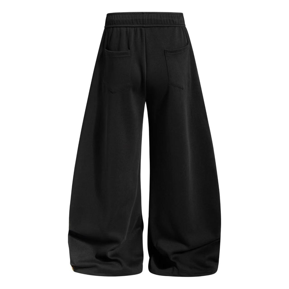 Two-Tone Leopard Stripe Side Graphic Baggy Wide-Leg Sweatpants