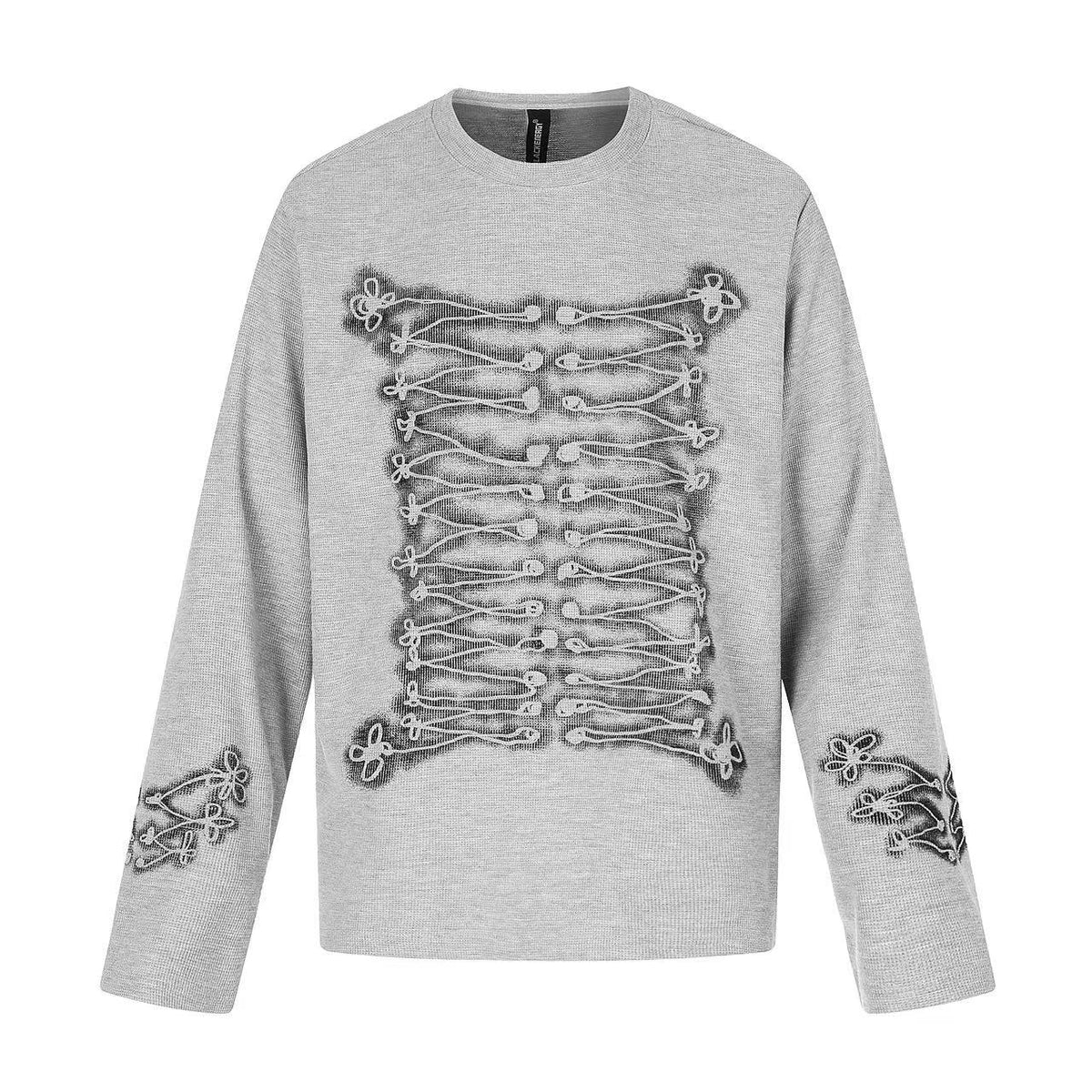 Vintage Decorative Rope Graphic Long Sleeve