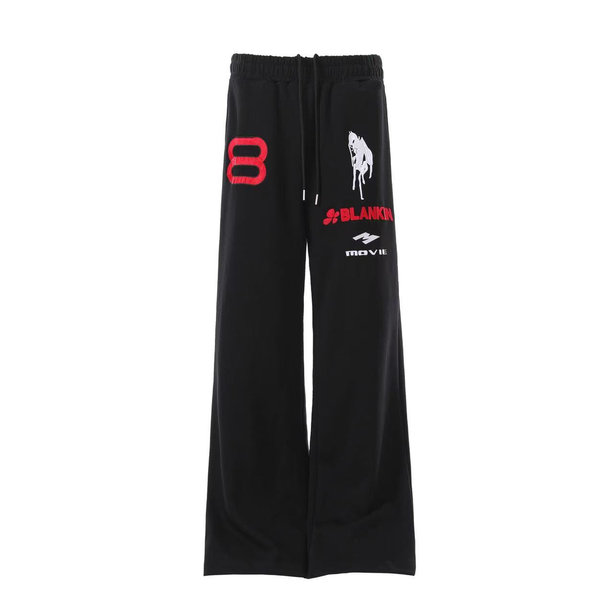 Streetwear Drawstring Waist Multi Graphic Sweatpants