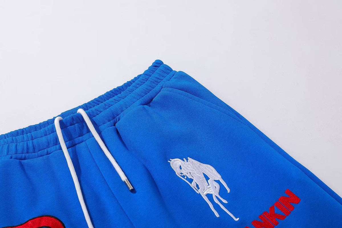 Streetwear Drawstring Waist Multi Graphic Sweatpants