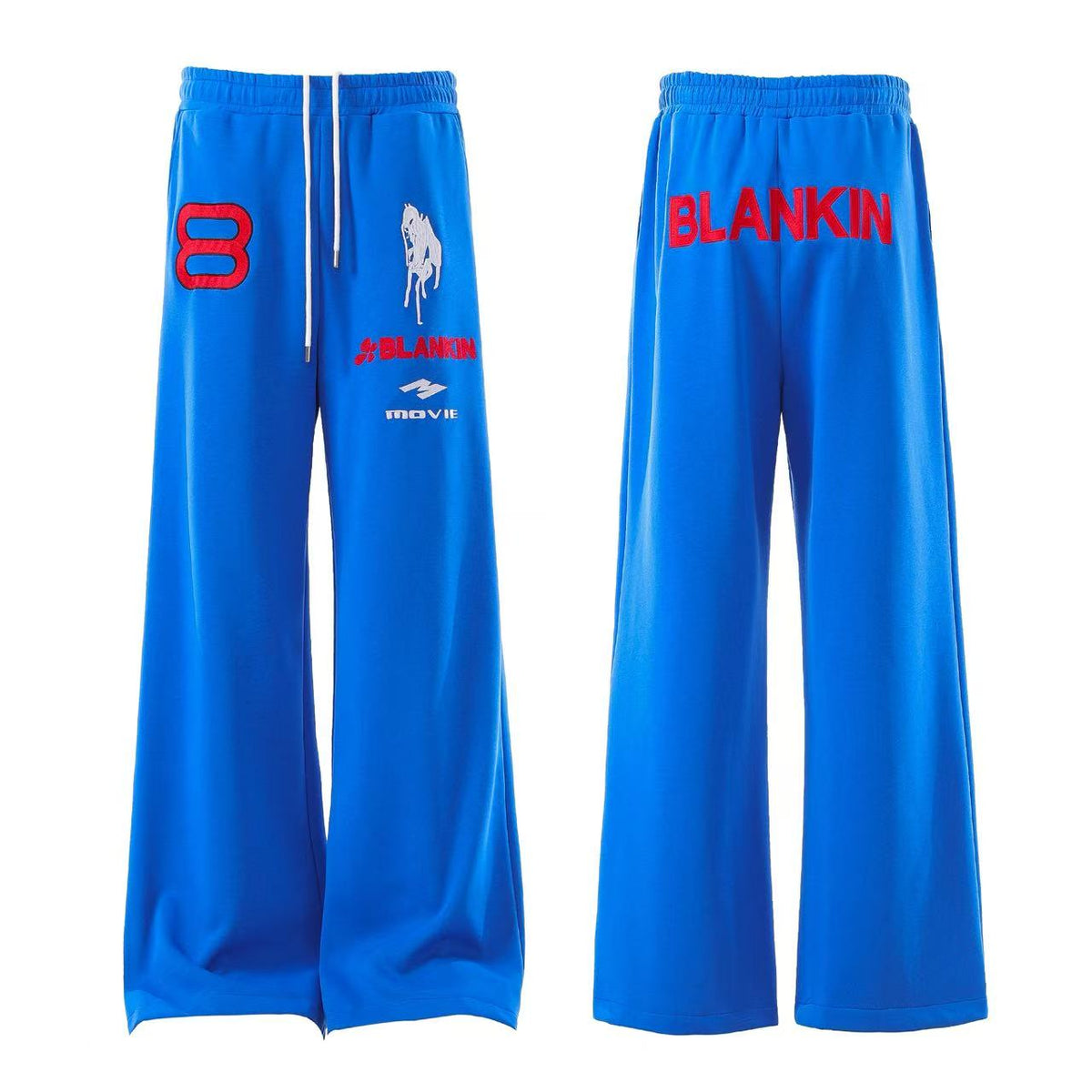Streetwear Drawstring Waist Multi Graphic Sweatpants