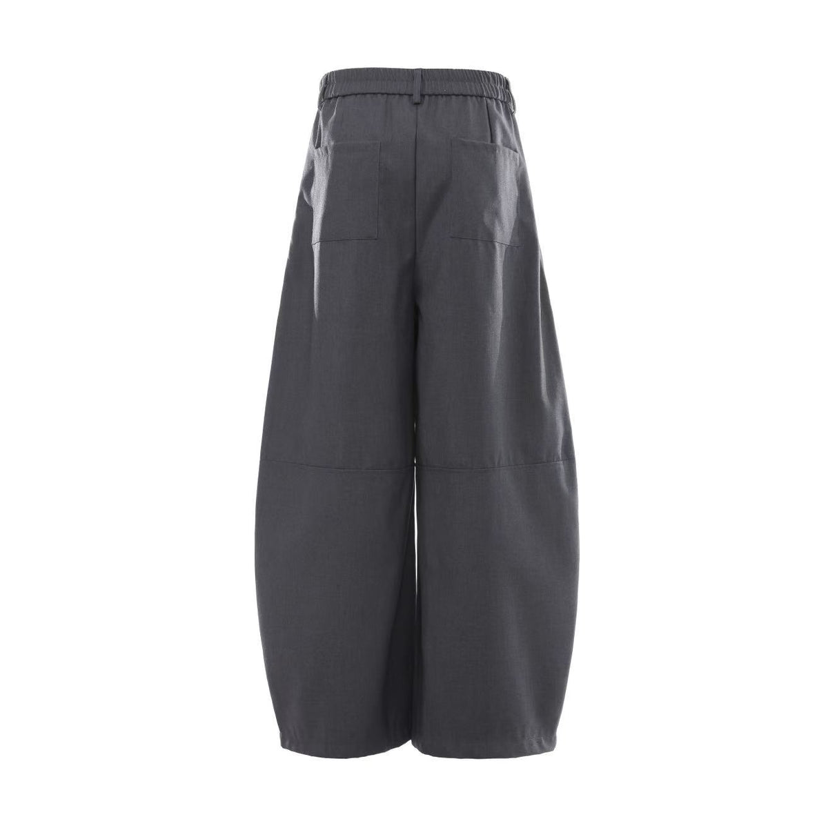 Pleated Balloon Wide-Leg Baggy Suit Pants