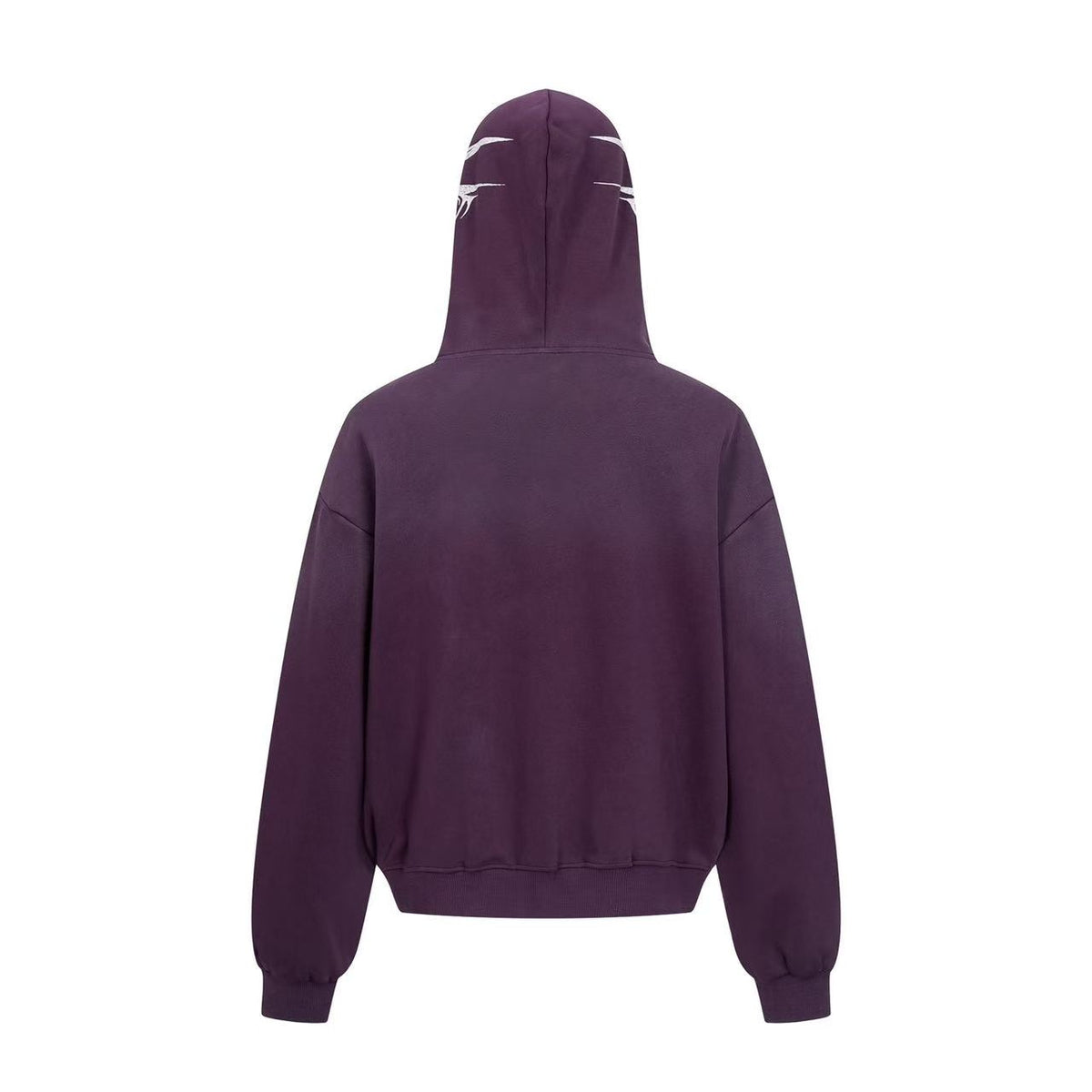 Streetwear Cursive Script Graffiti Full Zip Hoodie