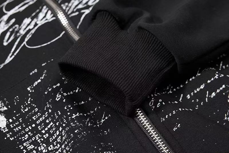 Vintage 565 Shield Graphic Zip-Up Hoodie