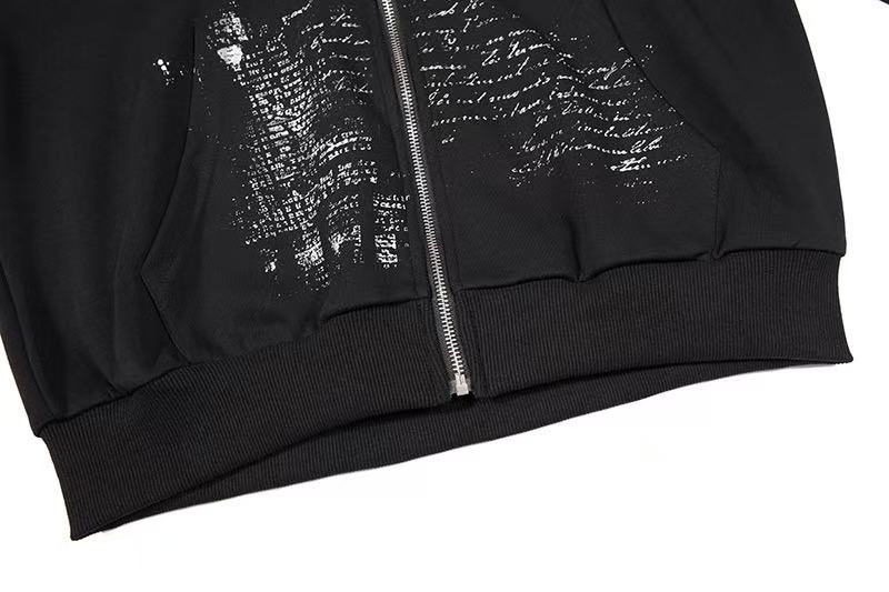 Vintage 565 Shield Graphic Zip-Up Hoodie
