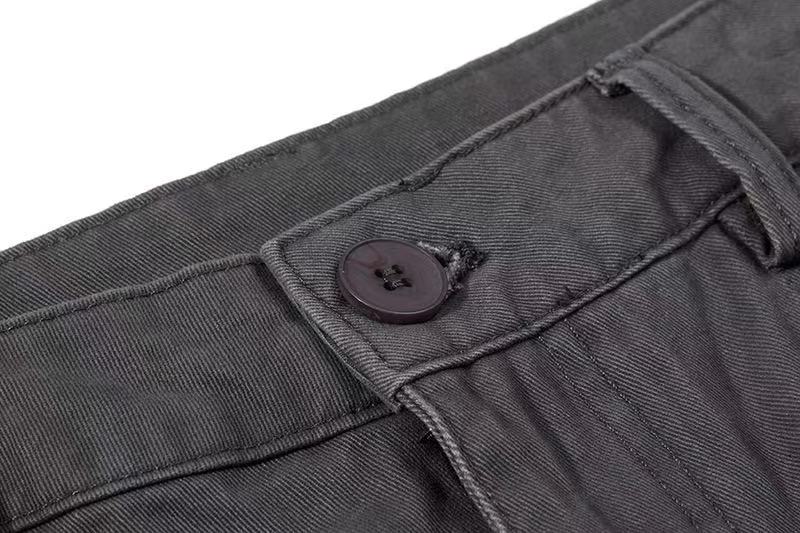 Vintage Washed Wide Leg Cargo Pants