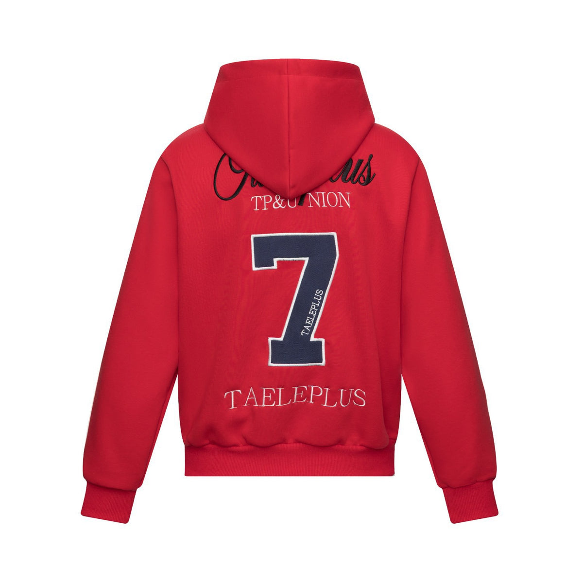 Vintage Multi-Patch Embroidery Equestrian Logo Full Zip Hoodie