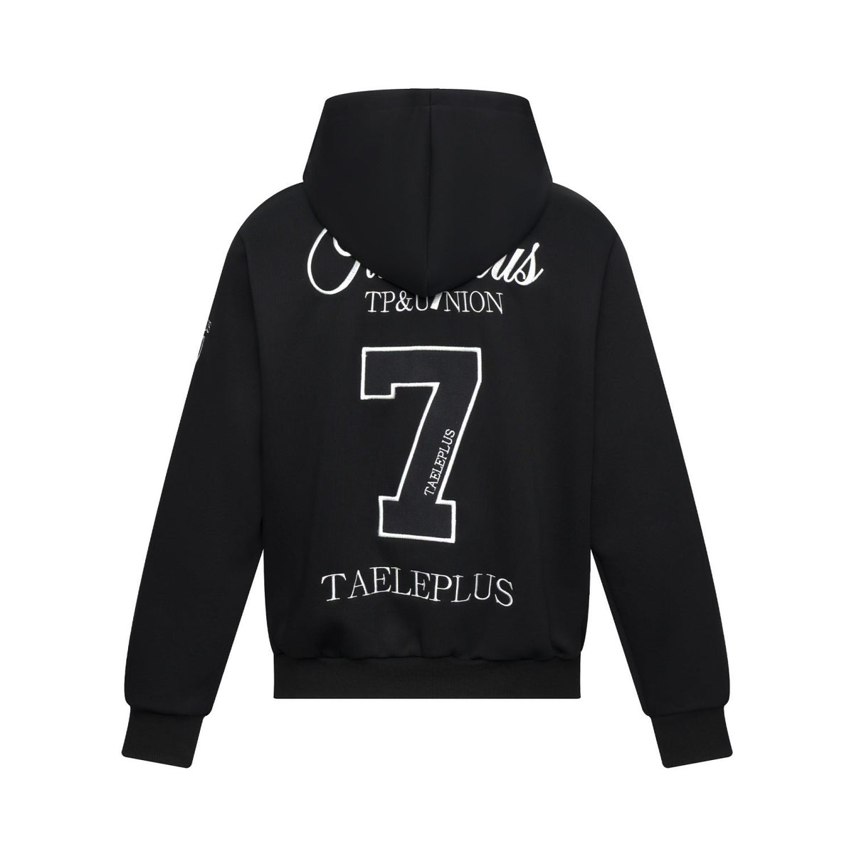 Vintage Multi-Patch Embroidery Equestrian Logo Full Zip Hoodie