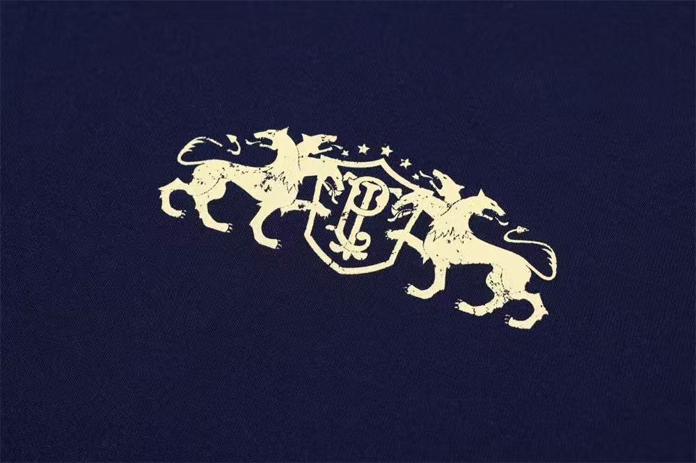 Vintage Crest Logo Splatter Paint Full Zip Hoodie