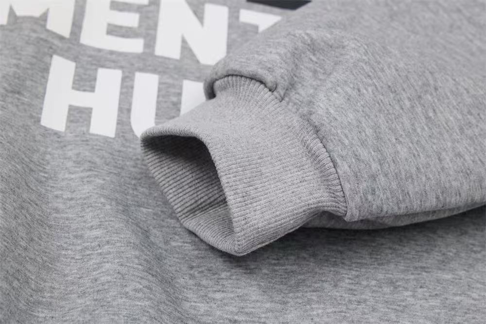 Cropped Bold Block Letter Slogan Pullover Hoodie