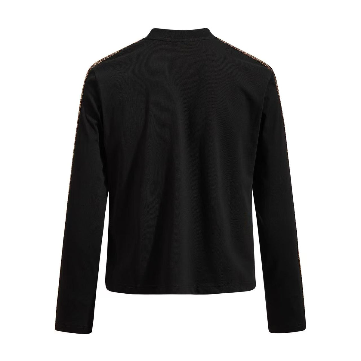 Camo Leopard Side Stripe Trapstar Lion Graphic Mock Neck Long Sleeve