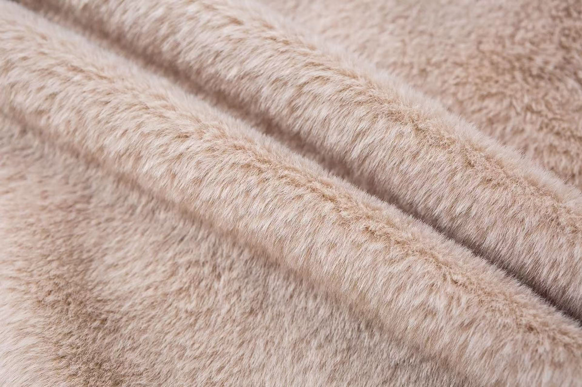 Faux Fur Hood Leopard Print Military Decorative Strap Zip Up Bomber Jacket