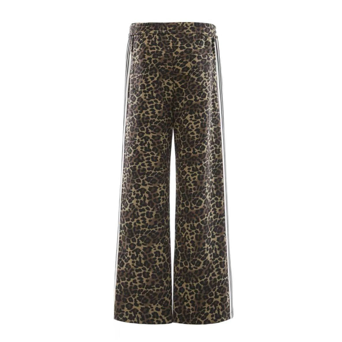 Vintage Leopard Striped Wide Leg Sweatpants