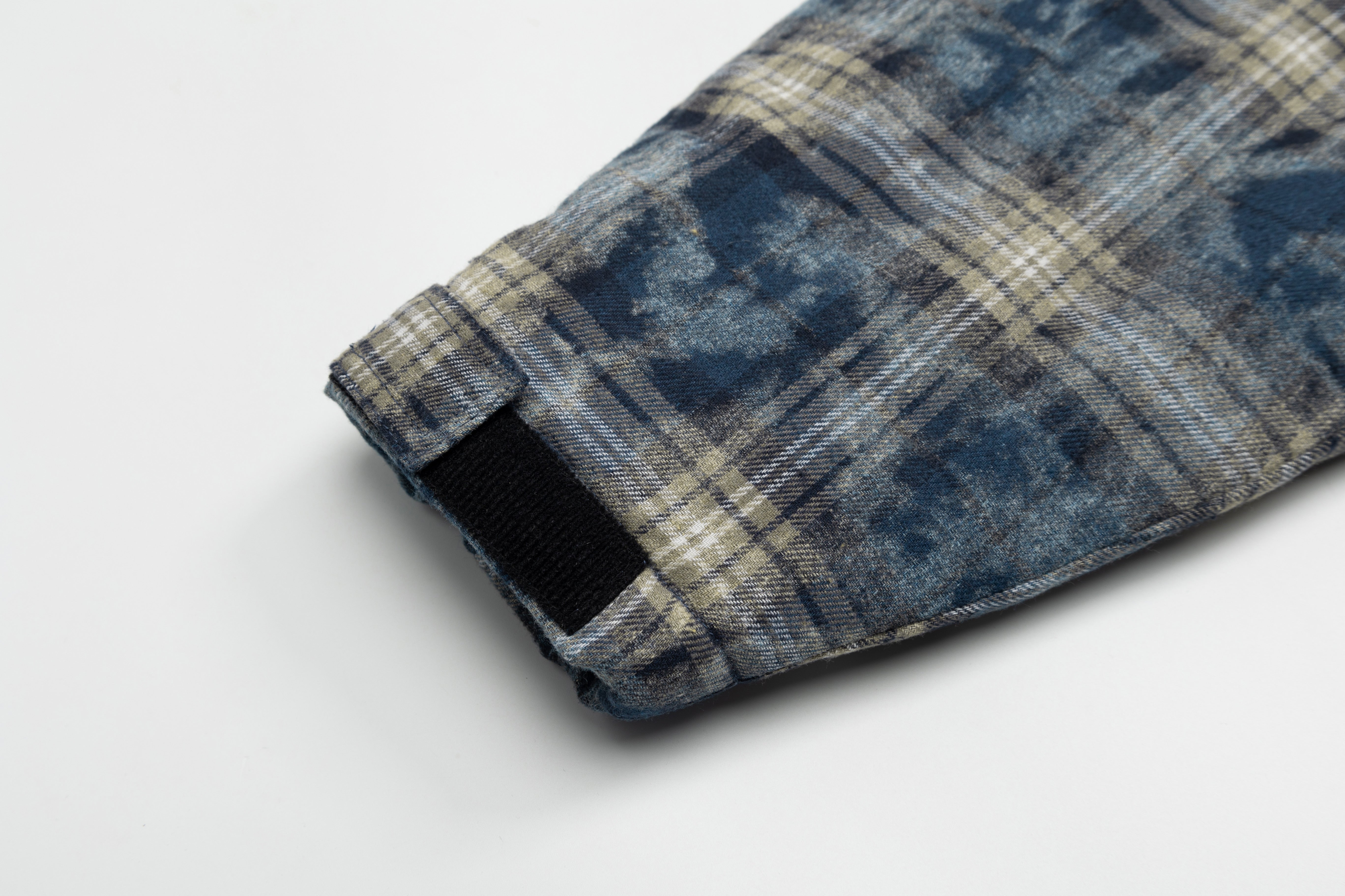 Plaid Detachable-Hood Quilted Jacket