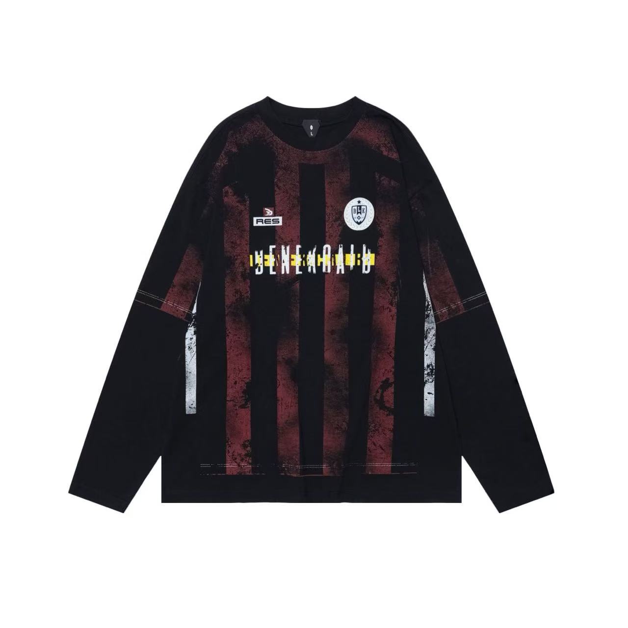 Retro Printed Long Sleeve