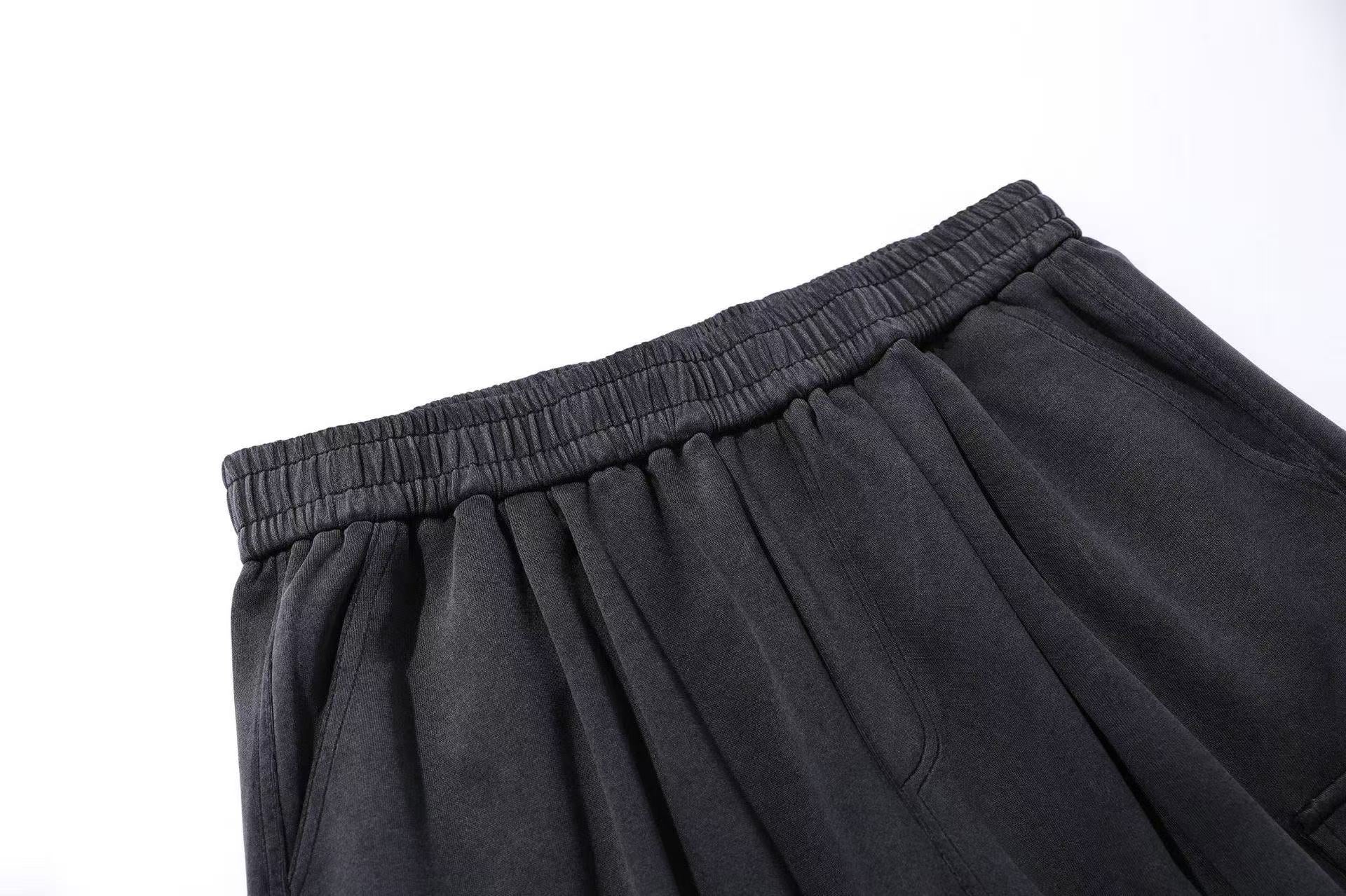 Wide-Leg Cargo Knee-Length Shorts