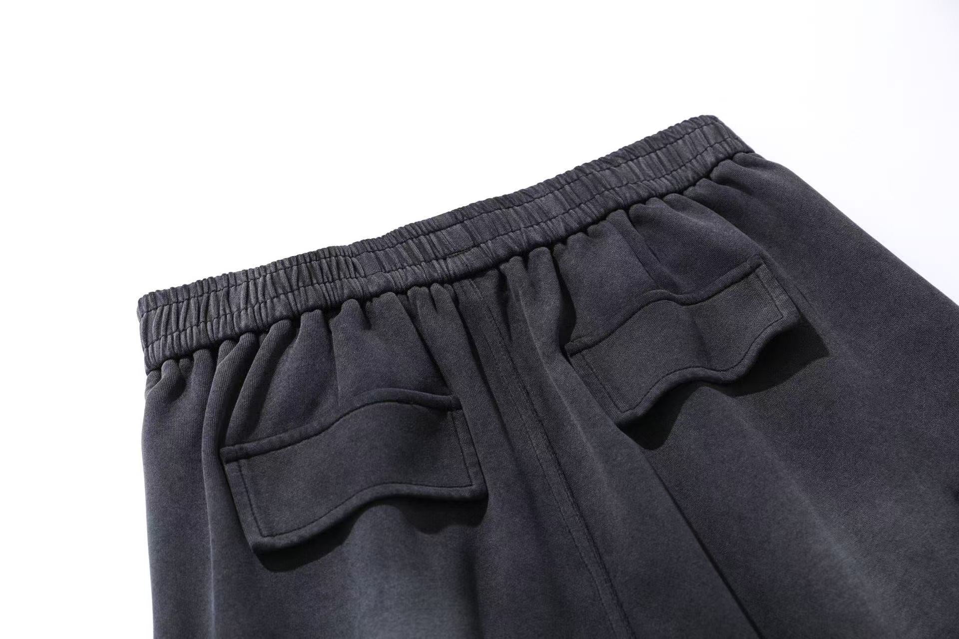 Wide-Leg Cargo Knee-Length Shorts